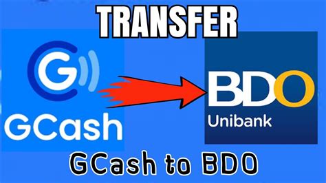 gcash to bdo transfer